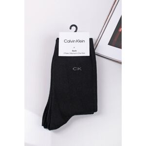 Čierne ponožky CK Women - dvojbalenie