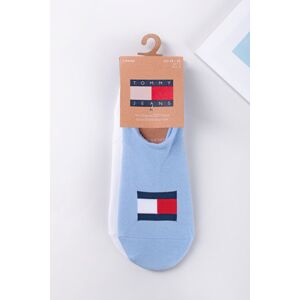 Modro-biele balerínkové ponožky TJ Footie Flag - dvojbalenie
