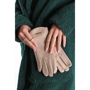 Béžové rukavice Jade