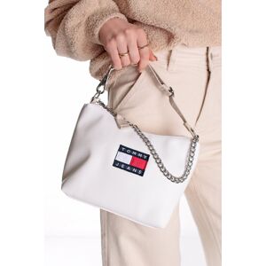 Biela kabelka na rameno Heritage Chain Detail Shoulder Bag
