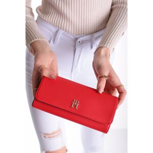 Červená peňaženka Iconic Tommy Large Flap Wallet