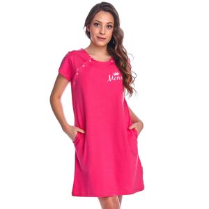 Ružová tehotenská nočná košeľa TCB9992