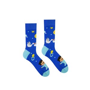 Modré vzorované ponožky Chlapček