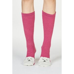 Červené vzorované ponožky Ella Christmas Pudding Socks