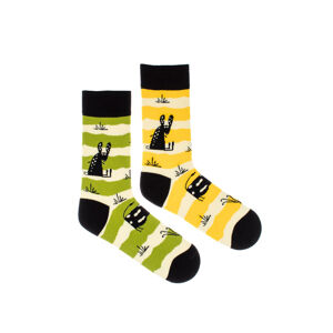 Žlto-zelené ponožky Farm Animal