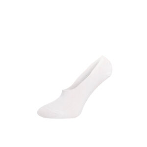 Biele bambusové balerínkové ponožky S32