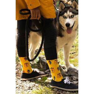 Hnedo-žlté ponožky Brum