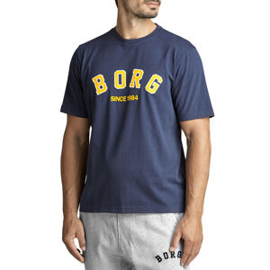 Pánske tmavomodré tričko Tee Borg Sport