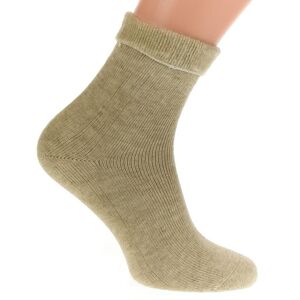 Béžové ponožky FINES