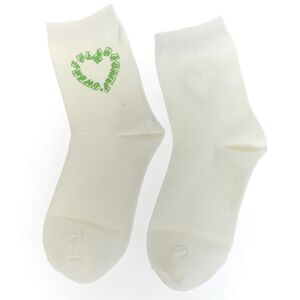 Biele ponožky HEART