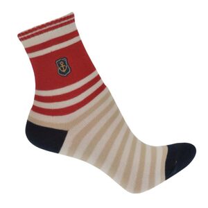 Červeno-biele ponožky ANCHY