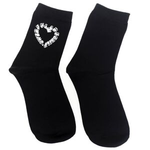 Čierne ponožky HEART