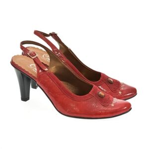 Dámske červené sandále CILA