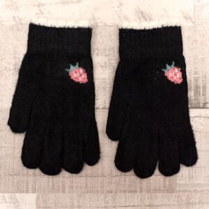 Detské čierne rukavice FUIT