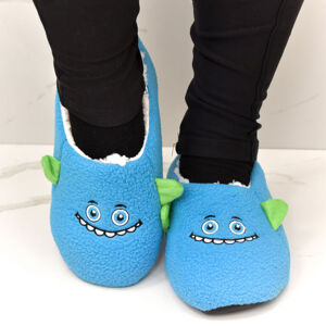 Detské modré ponožkové papuče PIXXAR 30-35