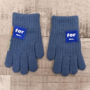 Detské modré rukavice FINEAS
