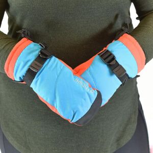 Detské oranžovo-modré rukavice SKI