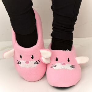 Detské rúžové ponožkové papuče PIXXAR 30-35