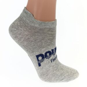Detské svetlo-sivé ponožky POUSS