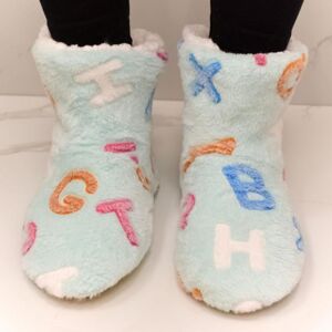 Detské svetlomodré ponožkové kapce ANNIE ABC