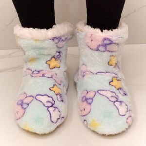 Detské svetlomodré ponožkové kapce ANNIE RABBIT