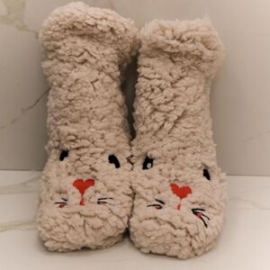 Detské thermo béžové ponožkové kapce BETHANY CATTIE