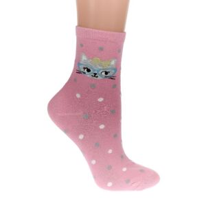 Detské tmavo-ružové ponožky MICI