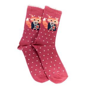 Detské tmavo-ružové ponožky OLIVI