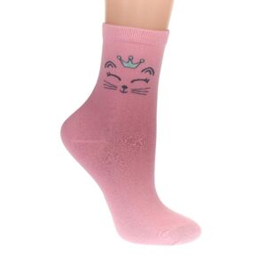 Detské tmavo-ružové ponožky TALA