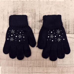 Detské tmavomodré rukavice SKYE