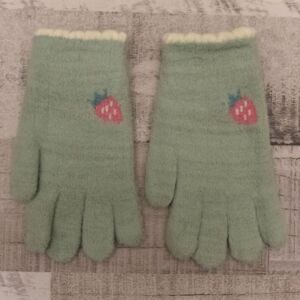 Detské zelené rukavice FUIT