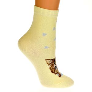 Detské žlté ponožky SACHA