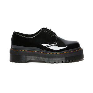 Dr. Martens 1461 Quad Patent Leather Platform Shoes čierne DM26647001