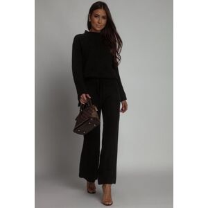 Čierny komplet pulóver + nohavice Dara