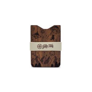 Gunton Wooden Wallet-One size hnedé gunton_ufo_4-One-size