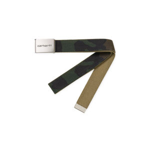 Carhartt WIP Clip Belt Chrome - Camo Laurel zelené I019176_64000