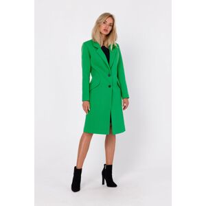 Zelený prechodný kabát M758