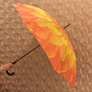 Oranžový dáždnik KVET