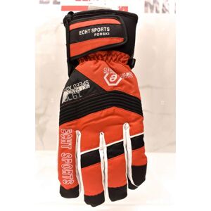 Pánske červeno-čierne lyžiarske rukavice ECHT SELVA L-XL-2XL