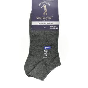 Pánske sivé krátke ponožky LURENII
