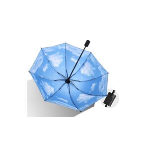 Modro-čierny vzorovaný dáždnik Skye