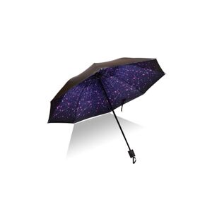Čierny vzorovaný dáždnik Stella