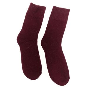 Vlnené bordové ponožky DIKA