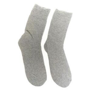 Vlnené sivé ponožky DIKA
