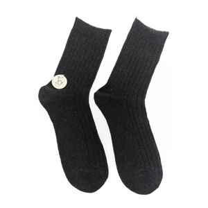 Vlnené tmavosivé ponožky HANS