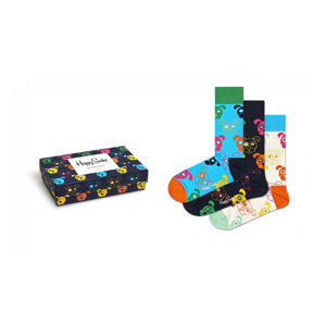Happy Socks 3-Pack Mixed Dog Socks Gift Set-4-7 farebné XDOG08-0100-4-7
