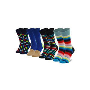 Happy Socks 4-Pack New Classic Socks Gift Set-M-L (41-46) farebné XNCG09-9300-M-L-(41-46)