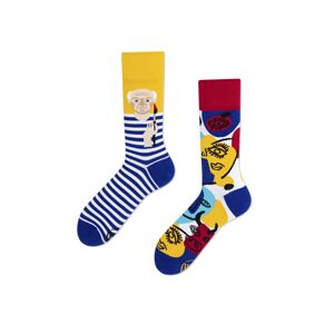Modro-žlté ponožky Picassocks